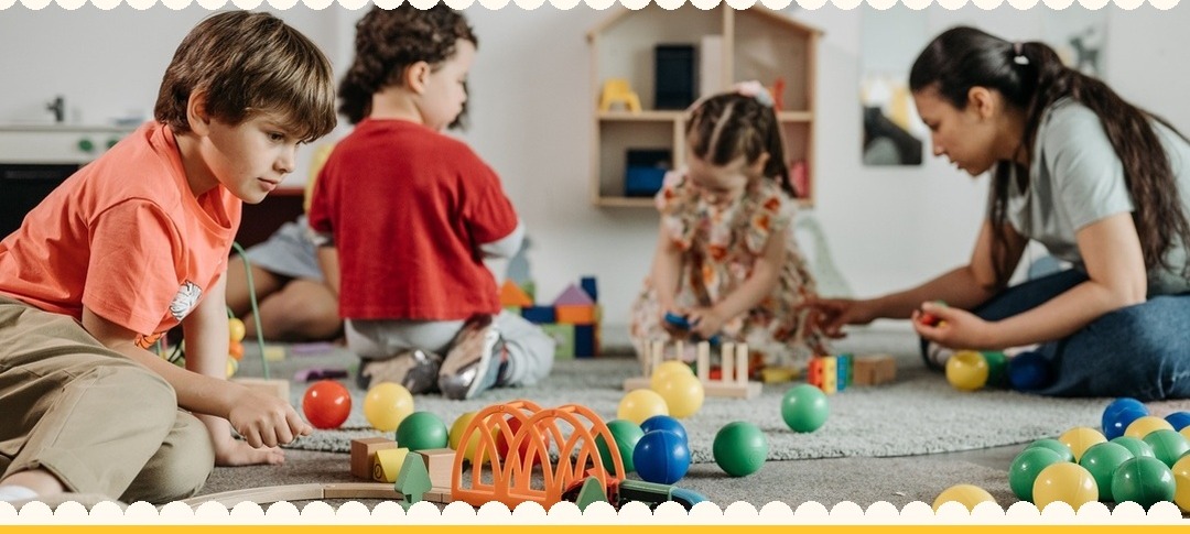 Children playing at Little Sprouts home daycare